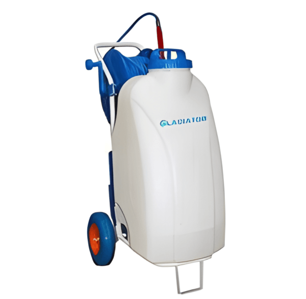 gladiator 2 pulvérisateur électrique double pompe sur batterie reservoir 45l