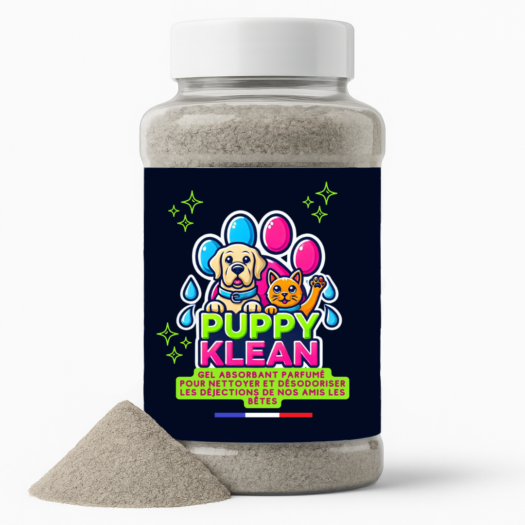 Poudre absorbante urine animaux – gel gélifiant désodorisant pour chiens et chats
