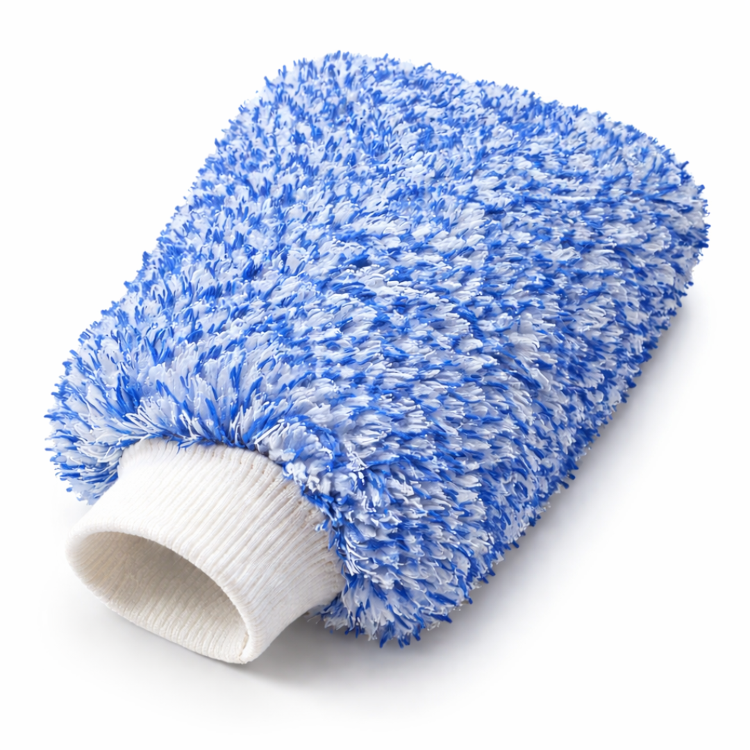 Gant de lavage voiture en microfibre épaisse et douce pour nettoyage sans rayures