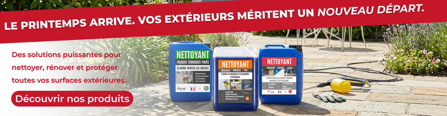 produit d'entretien extérieur